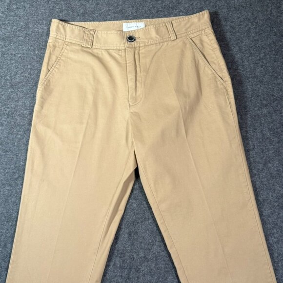 I Love Ugly Slim Kobe Chino Pants Cropped Beige Tan Sz Medium 32x26 Casual Work - Picture 3 of 14